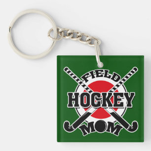 Porte-clés Maman du hockey