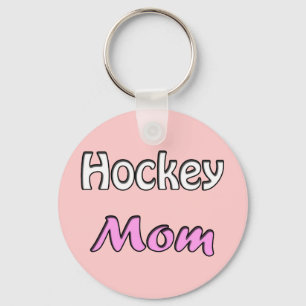 Porte-clés Maman du hockey