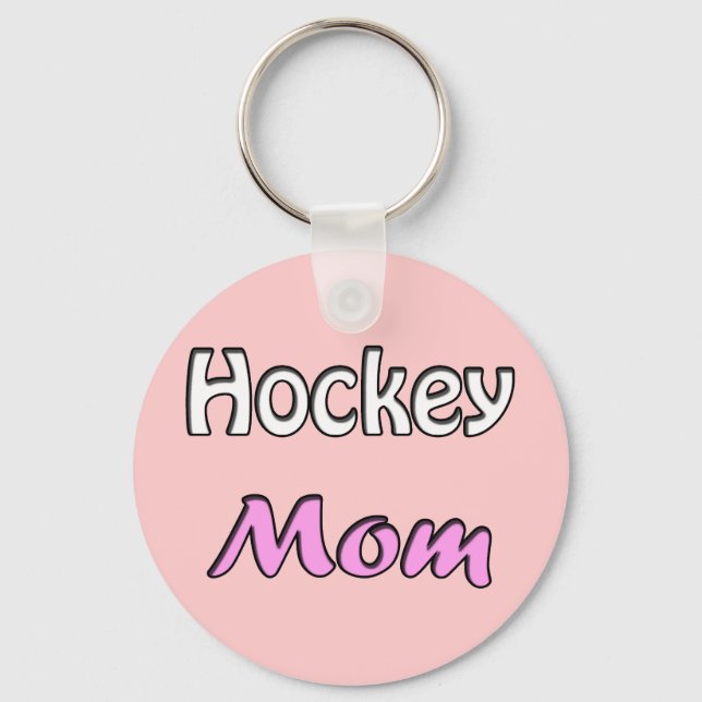 Porte-clés Maman du hockey (Recto)