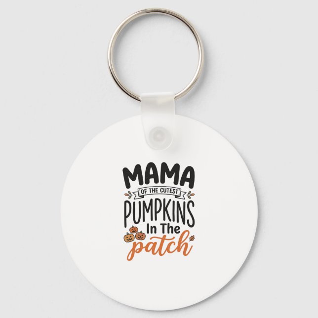 Porte-clés Maman du plus mignon Citrouilles Conception de mai (Recto)