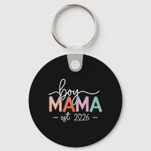 Porte-clés Maman d'un garçon prévue pour 2026 Future maman No