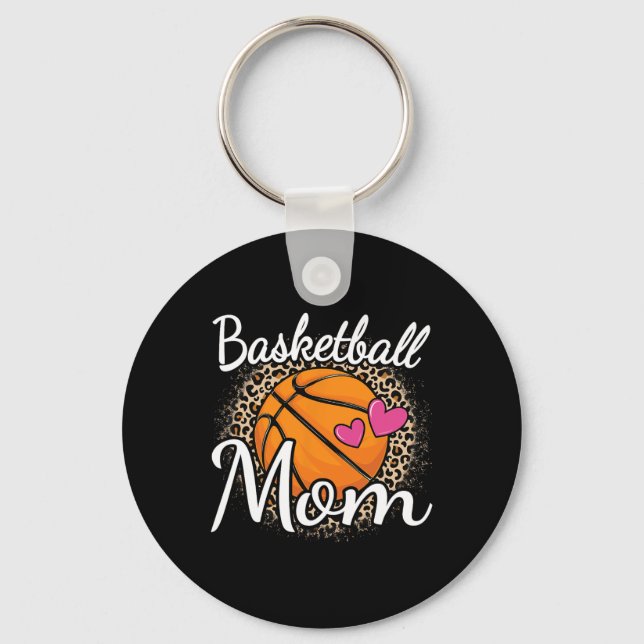 Porte-clés Maman Empreinte de léopard Basketball Femmes Mama (Recto)