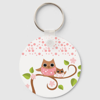 Porte-clés Maman et Chouettes pour bébés