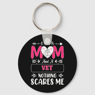 Porte-clés Maman Et Un Vet Rien Ne Me Fait Peur, Drôle Maman 