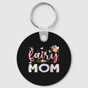 Porte-clés Maman Fée Fleur Magique Anniversaire Fille Conte d