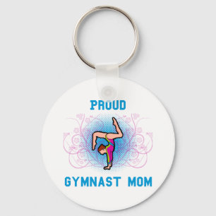 Porte-clés Maman fière de gymnaste