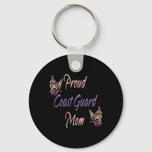 Porte-clés Maman fière de la garde côtière