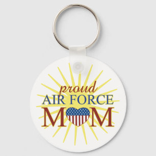 Porte-clés Maman fière de l'Armée de l'Air