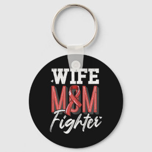 Porte-clés Maman Fighter Cerveau Aneurysme Sensibilisation Gr