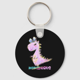 Porte-clés Maman fille dinosaure famille tenue anniversaire f