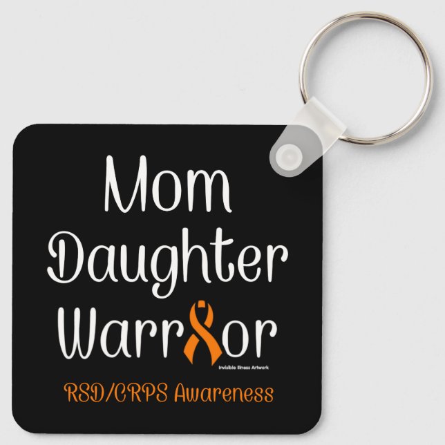 Porte-clés Maman Fille Guerrière...RSD/CRPS (Dos)