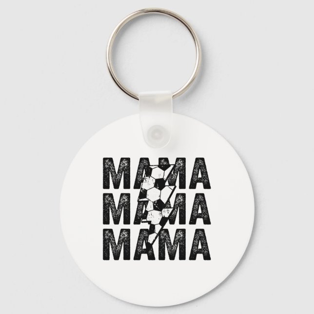 Porte-clés Maman foot éclair en détresse  (Recto)