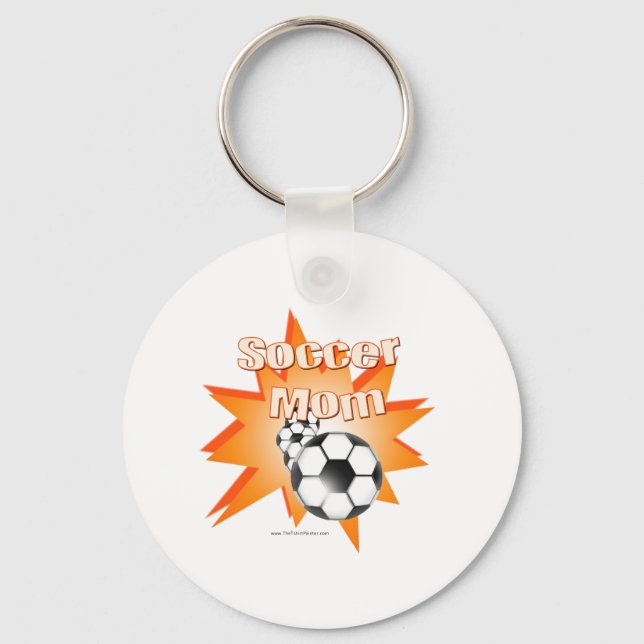 Porte-clés Maman Footballeur (Recto)