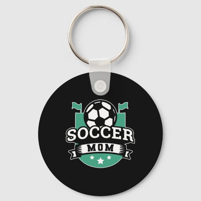 Porte-clés Maman footballeur _4  (Recto)