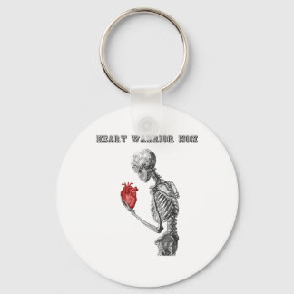 Porte-clés Maman Guerrière de Coeur Squelette Maladie Cardiaq