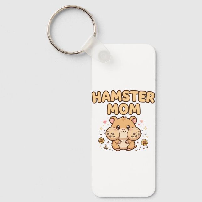 Porte-clés Maman Hamster (Recto)