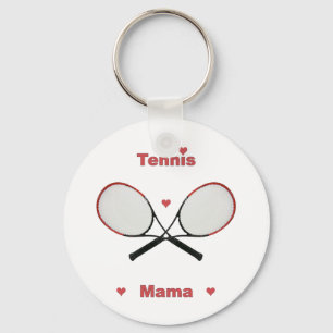 Porte-clés Maman Hearts de tennis