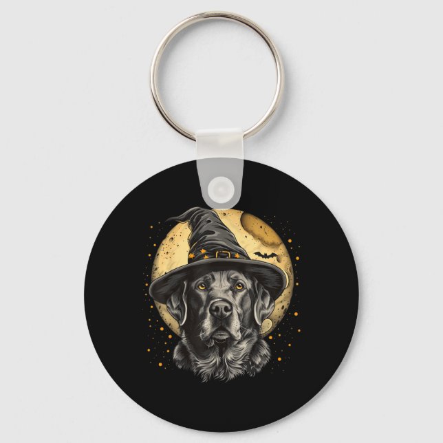 Porte-clés Maman Labrador Halloween Drôle Mignon Chien Lab No (Recto)
