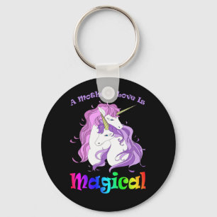 Porte-clés Maman Licorne Un Amour De Mère Est Magique