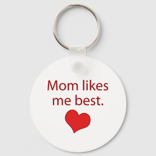 Porte-clés Maman m'aime mieux