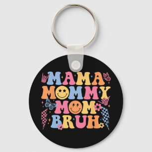 Porte-clés Maman Maman Maman Maman Bruh Joyeux Fête des mères