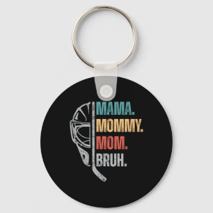 Porte-clés Maman Maman Maman Sœur Hockey sur glace Fête des m