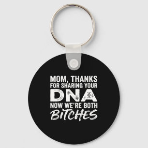 Porte-clés Maman merci de partager ton ADN maintenant nous so