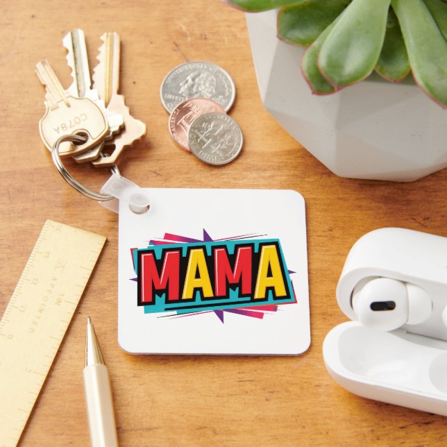 Porte-clés maman mère maman maman (Bureau)