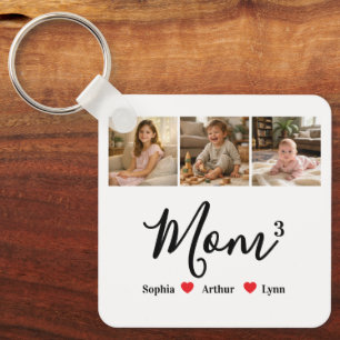 Porte-clés Maman Minimaliste Moderne Cadeau Personnalisé avec