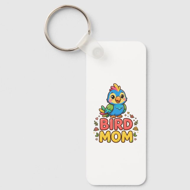 Porte-clés Maman Oiseau (Recto)