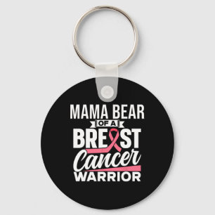 Porte-clés Maman Ours D'Un Cancer Du Sein Guerrier Soutien Br