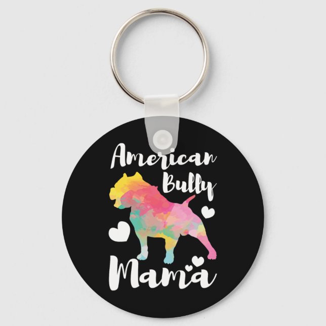 Porte-clés Maman, propriétaire de Bully Mama Bulldog (Recto)