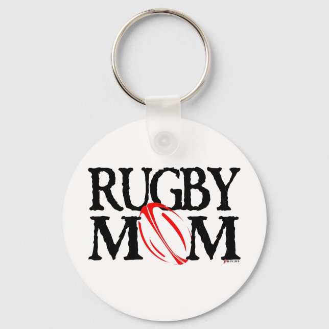 Porte-clés maman rugby (Recto)