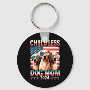 Porte-clés Maman sans enfant Maman chien 2024 Kamala Harris a