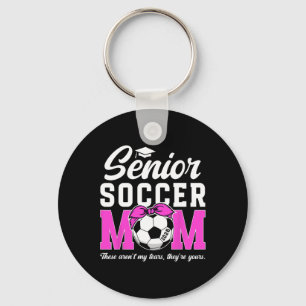 Porte-clés Maman senior de football drôle 2026 Mère senior de