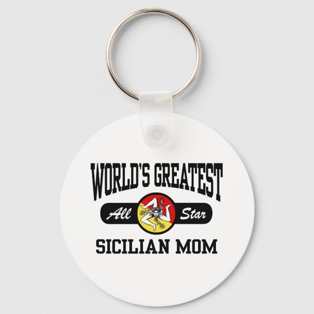 Porte-clés Maman sicilienne (Recto)