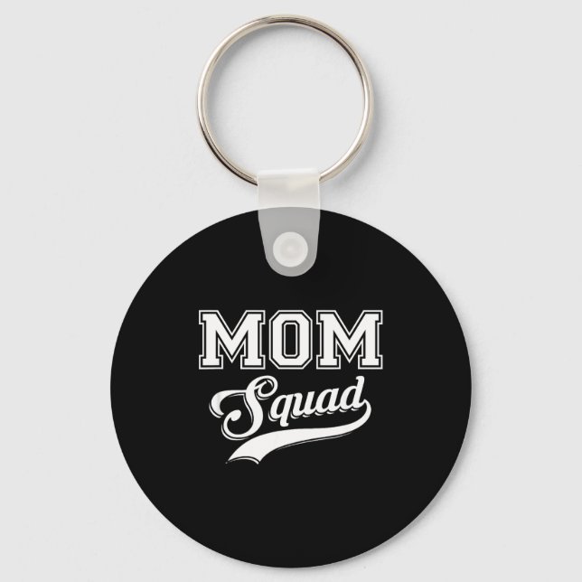 Porte-clés Maman squad maman drôle  (Recto)