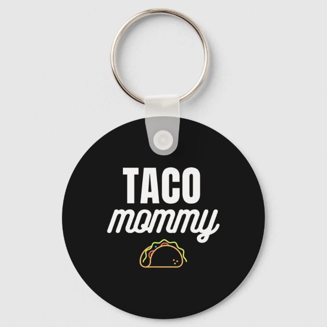 Porte-clés Maman Taco Mignonne Pour Les Fêtes De Cinco De May (Recto)