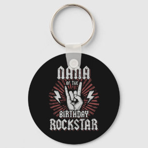 Porte-clés Mamie du rockstar d'anniversaire Rockeur correspon