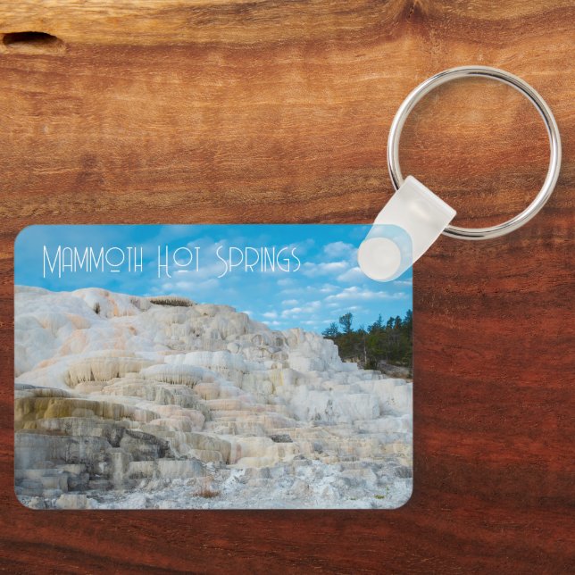 Porte-clés Mammoth Hot Springs Parc national de Yellowstone (Recto)