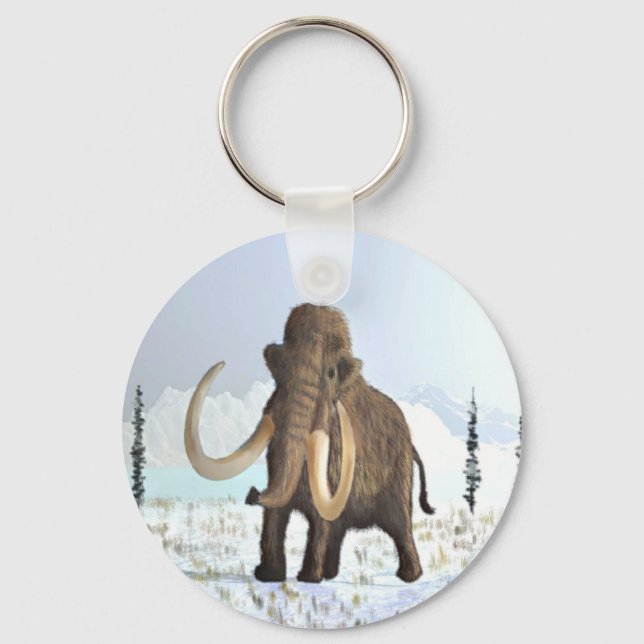 Porte-clés Mammoth laineux (Recto)