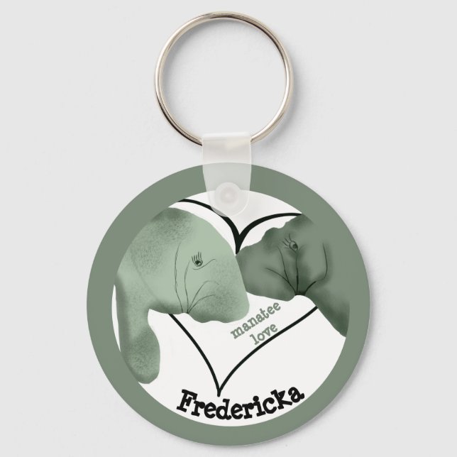 Porte-clés Manatee Love Porte - clé (Recto)