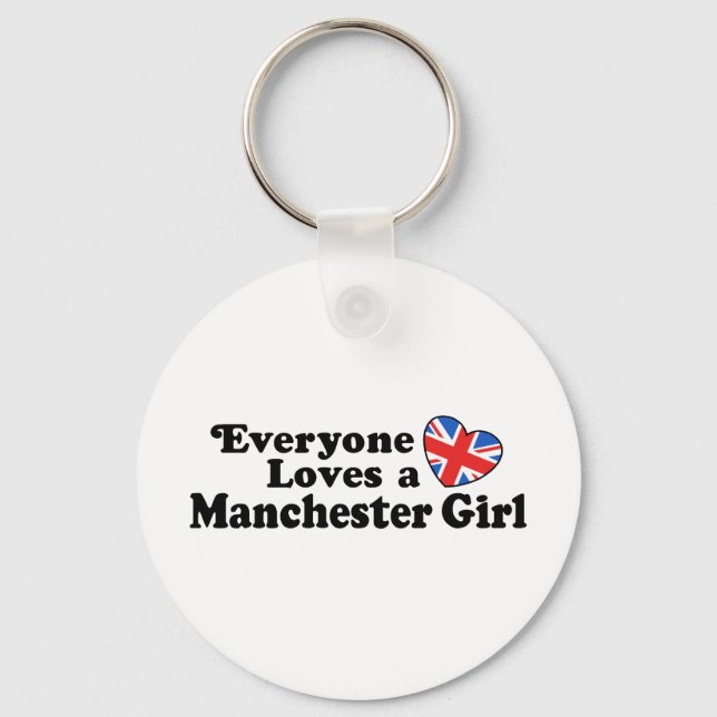 Porte-clés Manchester Girl (Recto)
