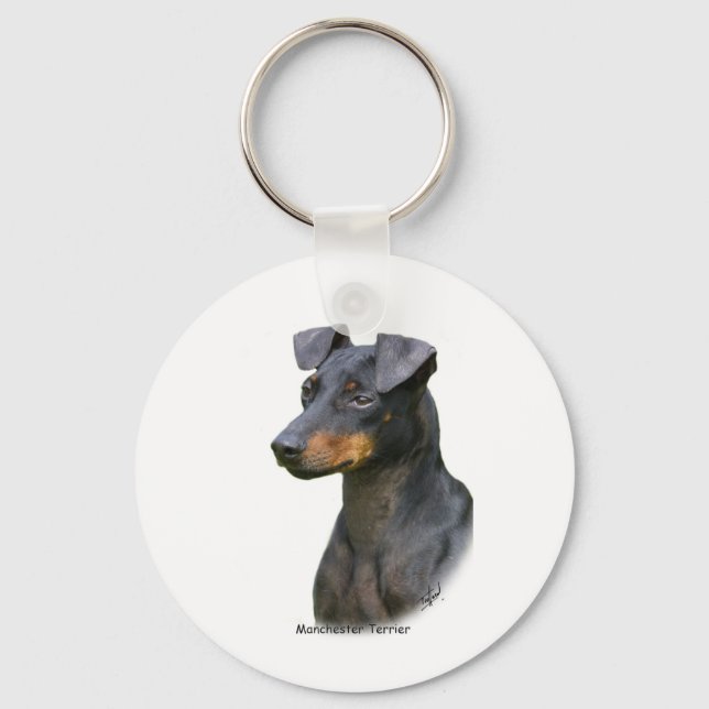 Porte-clés Manchester Terrier (Recto)