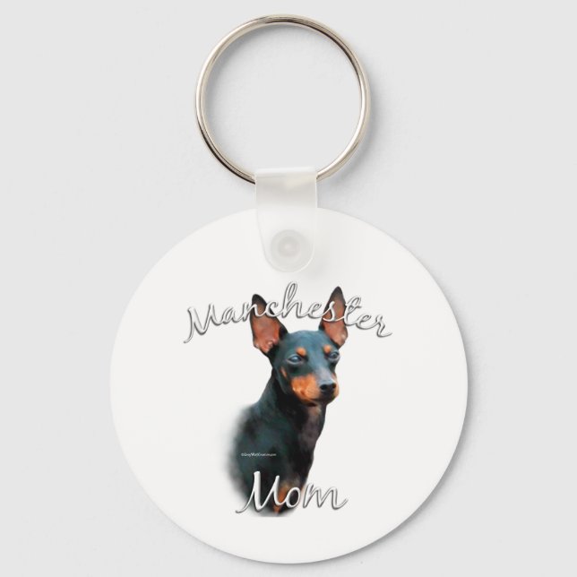 Porte-clés Manchester Terrier Maman 2 (Recto)