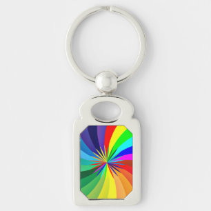 Porte-clés Mandala-46556 couleur arc-en-ciel
