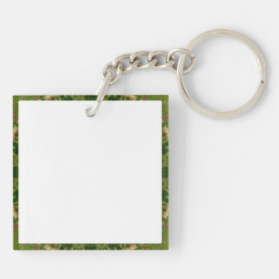 Porte-clés Mandala de la roue verte / Grünes Rad Mandala