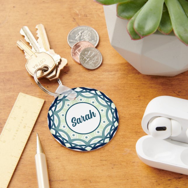 Porte-clés Mandala Dream (Gris/Vert) (Bureau)