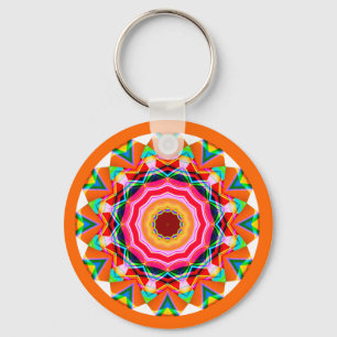 Porte-clés Mandala fractal