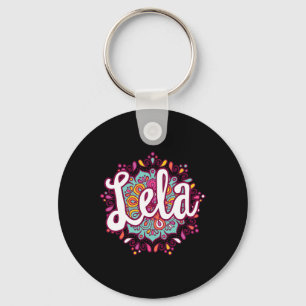 Porte-clés Mandala Lela Femmes Grand-mère Noël Anniversaire M